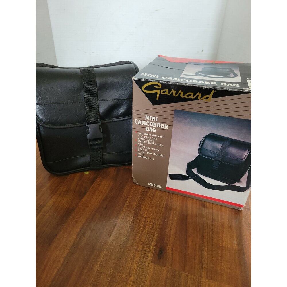 New Vintage Garrard Mini Camcorder Bag